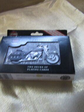 Harley Davidson 95th (1998) collector tin /c 2 decks unopened playing cards.